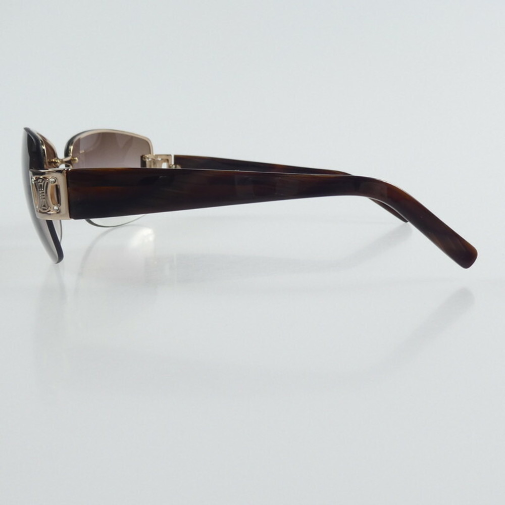 Celine Rectangular Metal Sunglasses Brown - image 3